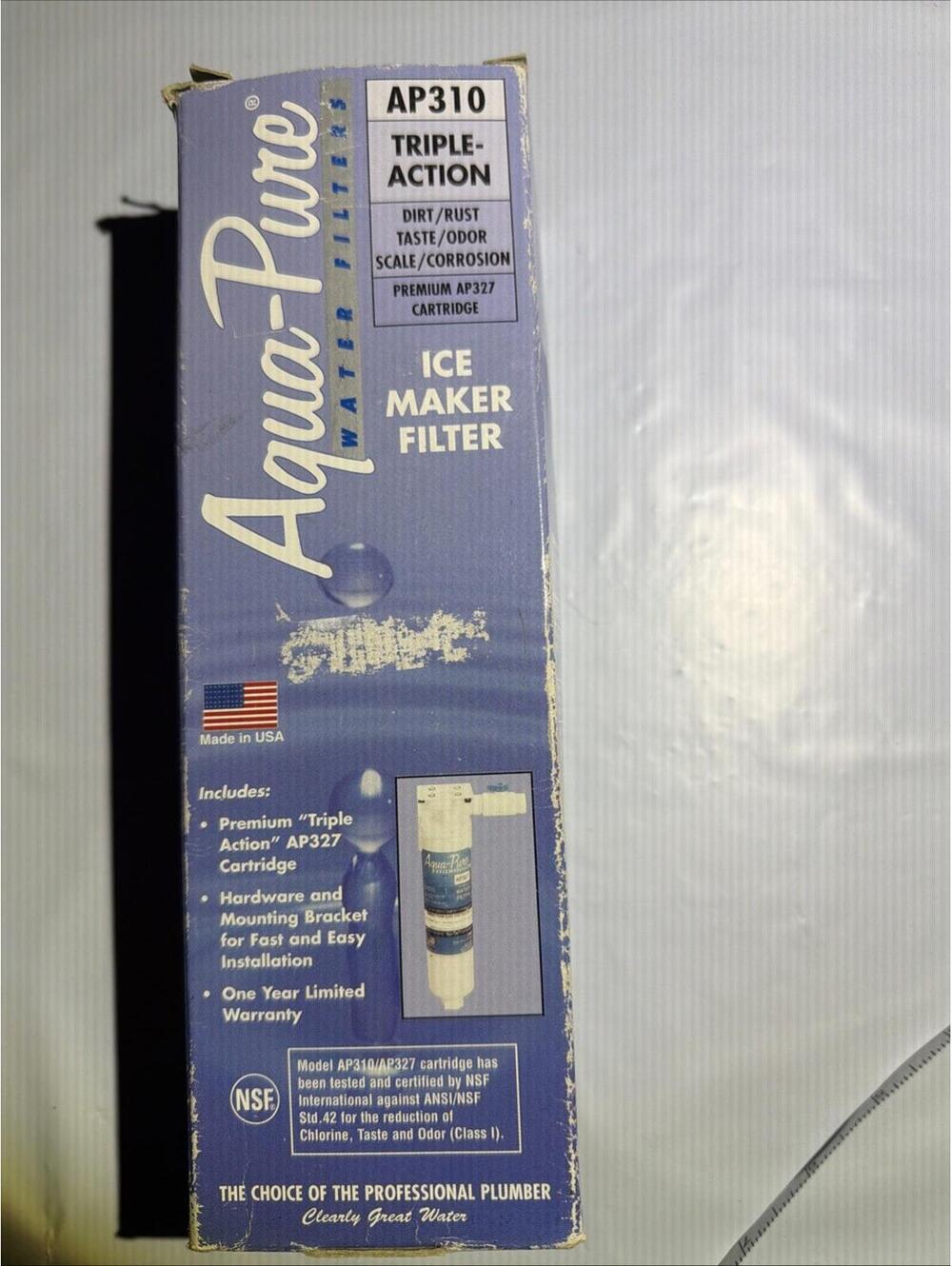 Aqua-Pure AP310 Triple-Action Ice Maker Filter